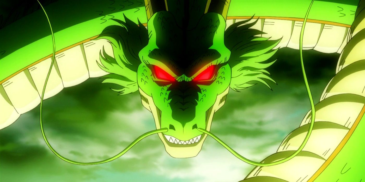 Shenron is summoned to grant a wish in Dragon Ball Z