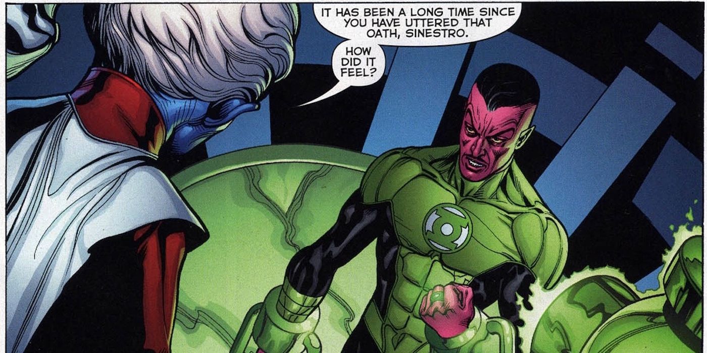 Sinestro Green Lantern Again