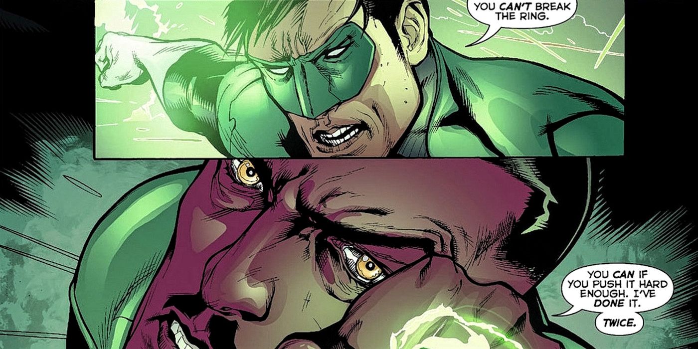 Sinestro Hal Jordan Break Ring