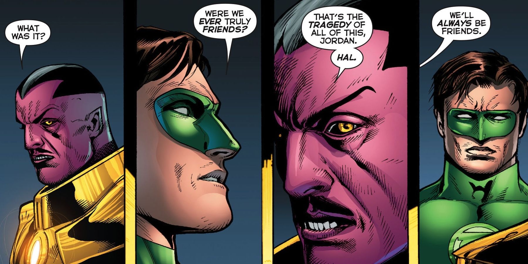 Sinestro Hal Jordan Friends