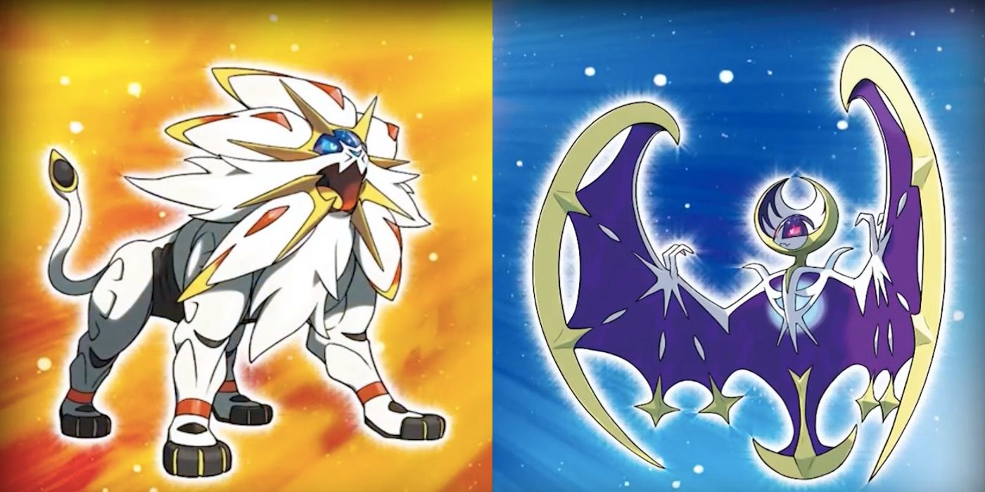 Solgaleo et Lunala de Pokémon Soleil et Lune