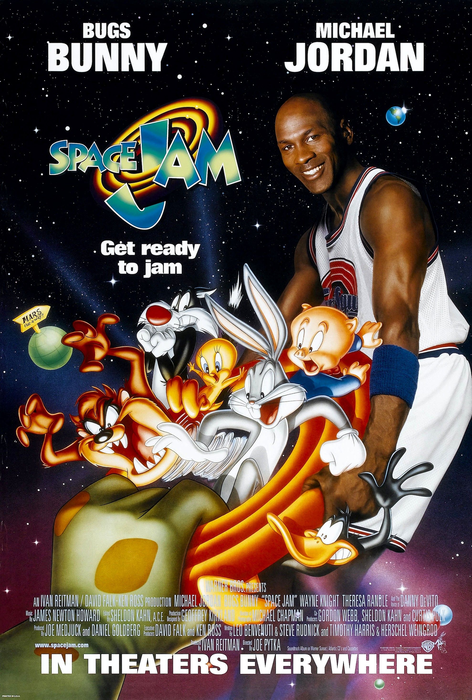 Space Jam 1996 poster
