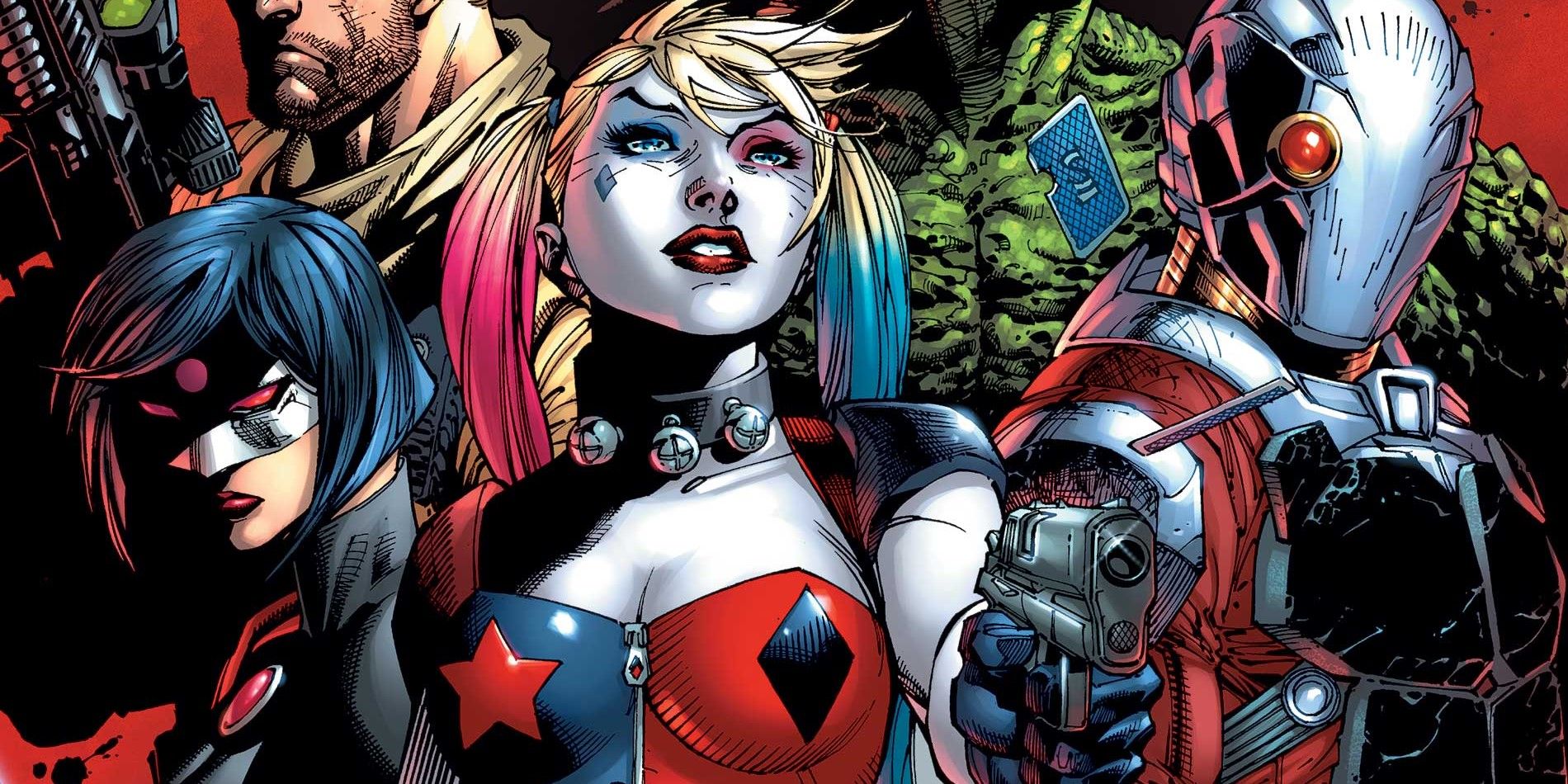 Suicide Squad Cover Harley Deadshot