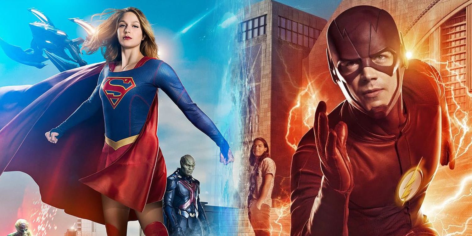 Supergirl The Flash Arrowverse Crossover