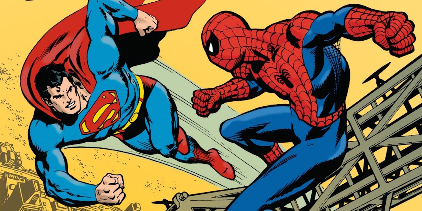Superman fights The Amazing Spider-Man: The Battle of the Century: