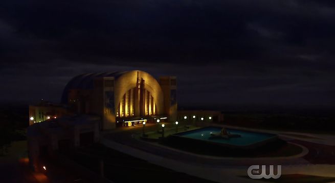 The Flash Hall of Justice night