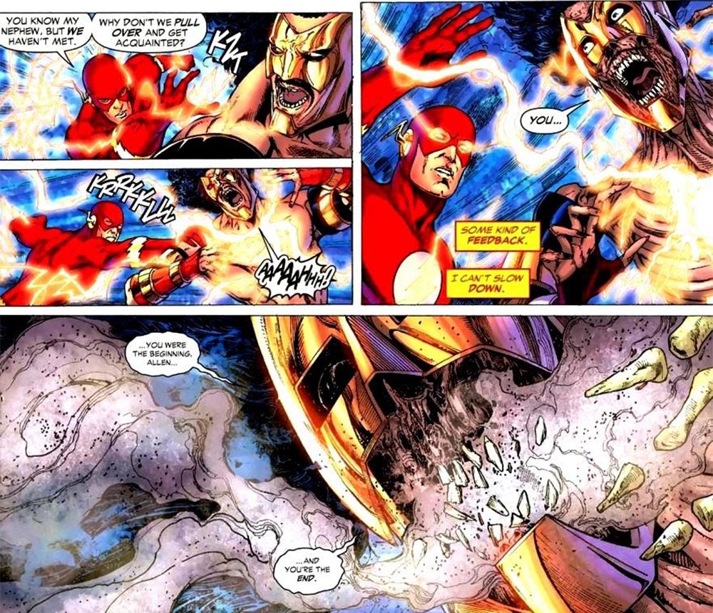 The Flash Rebirth Barry Allen death of Savitar