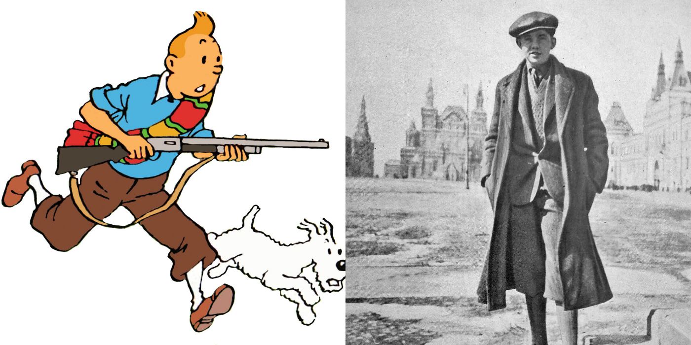 Tintin and Palle Huld