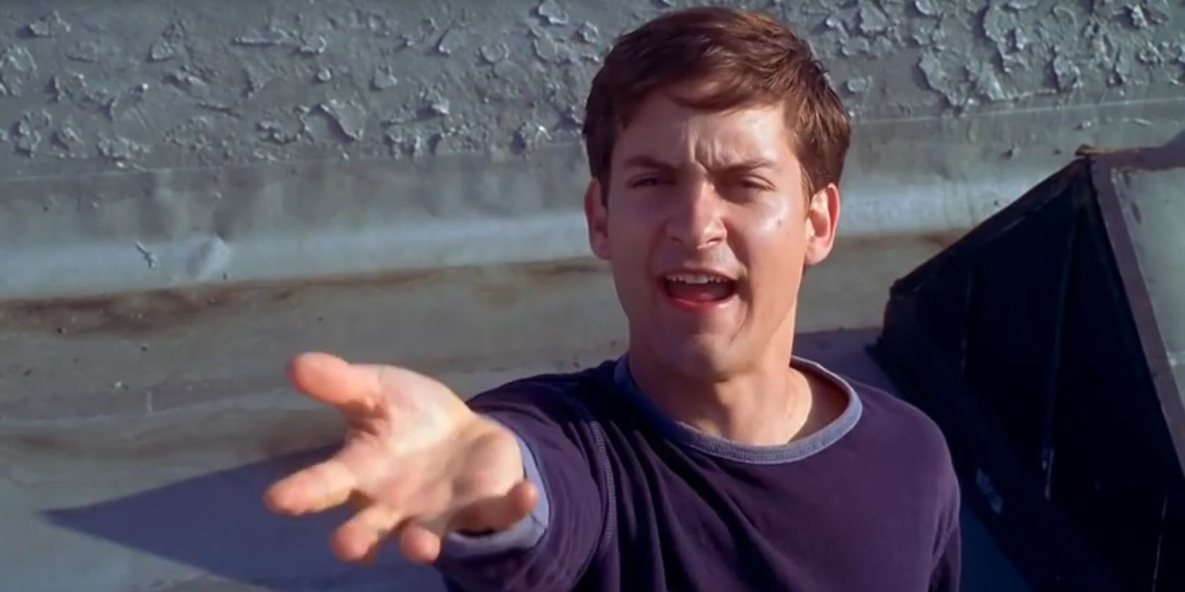 Tobey Maguire as Peter Parker in Spider Man