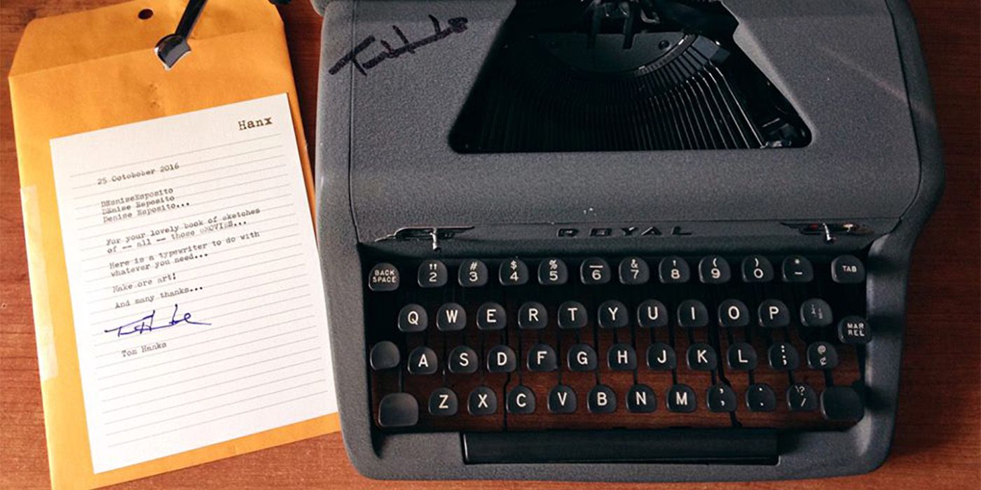 Tom Hanks Typewriter Gift