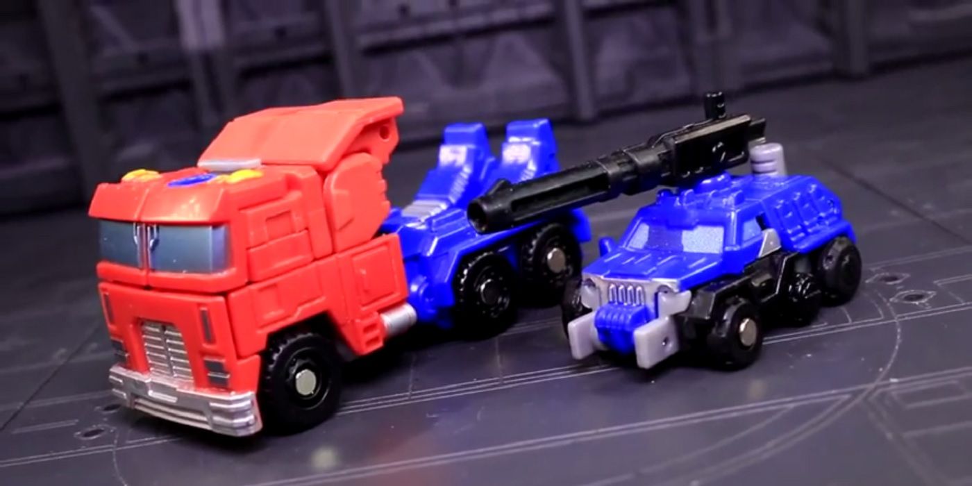 Transformers Generations Legends Optimus Prime and Roller toys