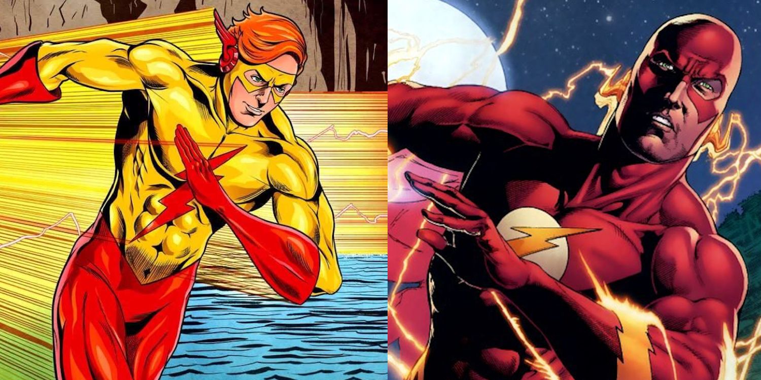 Wally West Kid Flash and The Flash