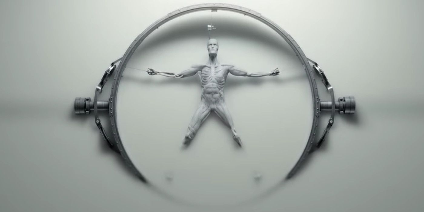 An screenshot of the Westworld Opening credits 