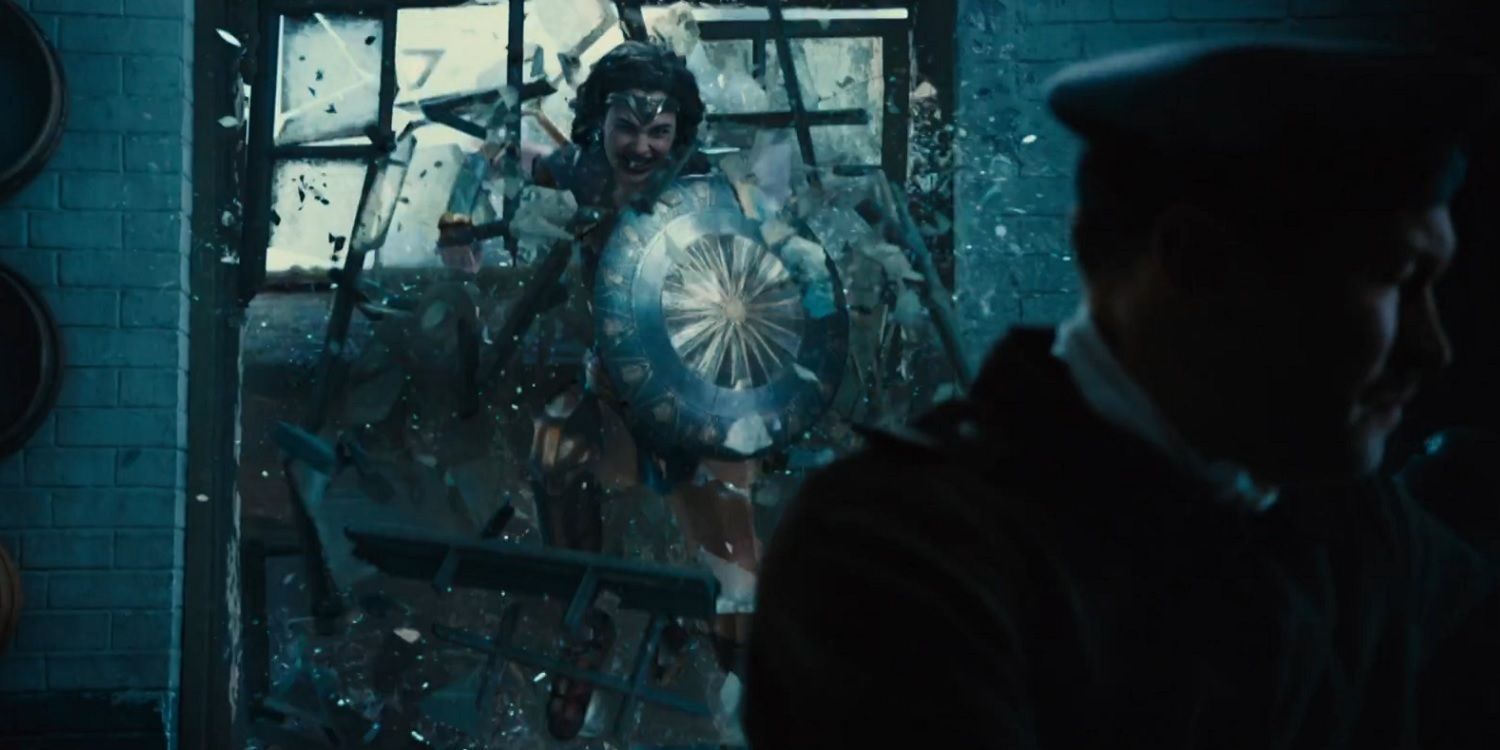 Wonder Woman Trailer 2 - Breaking through window