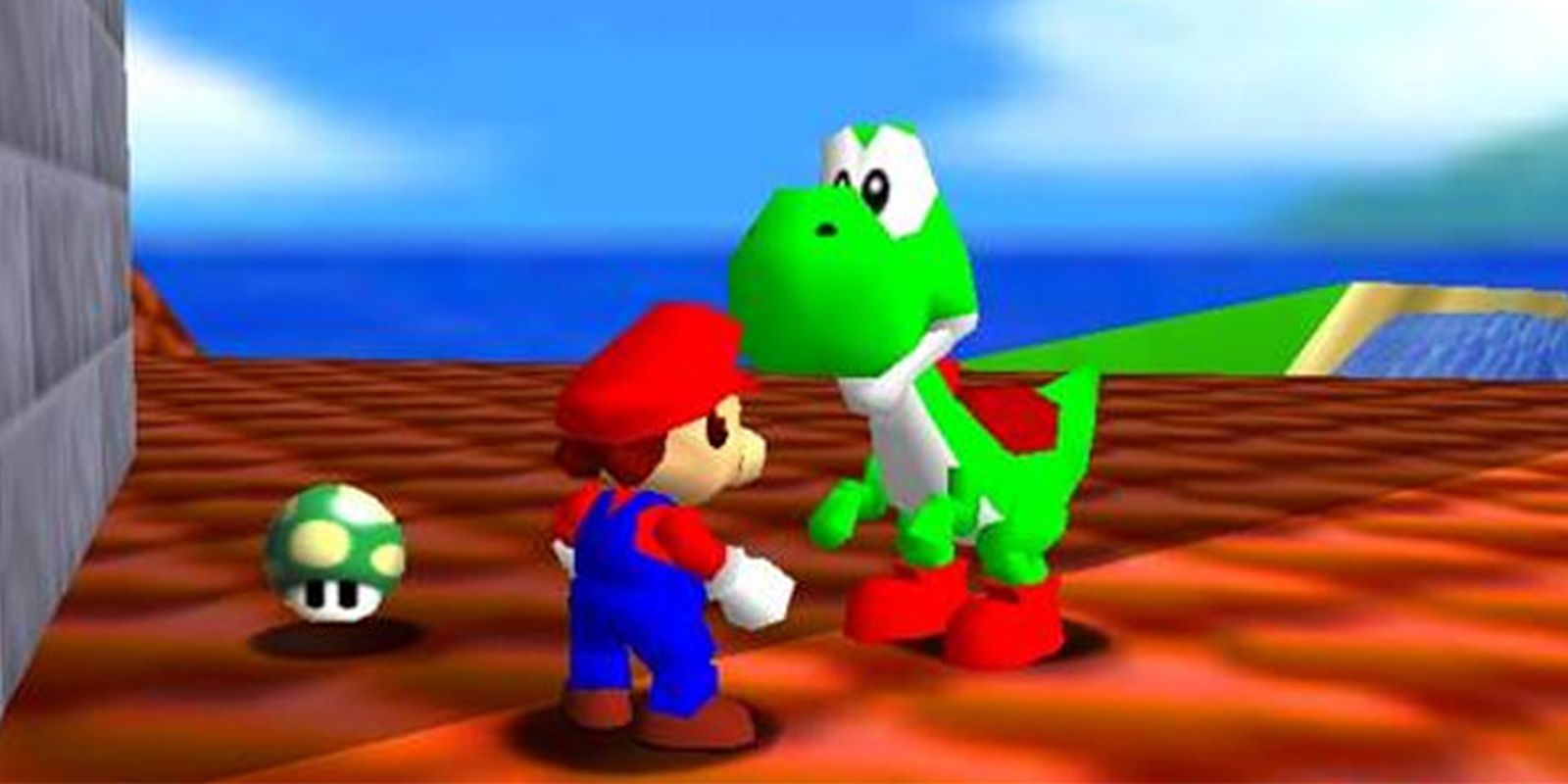 Yoshi in Mario 64