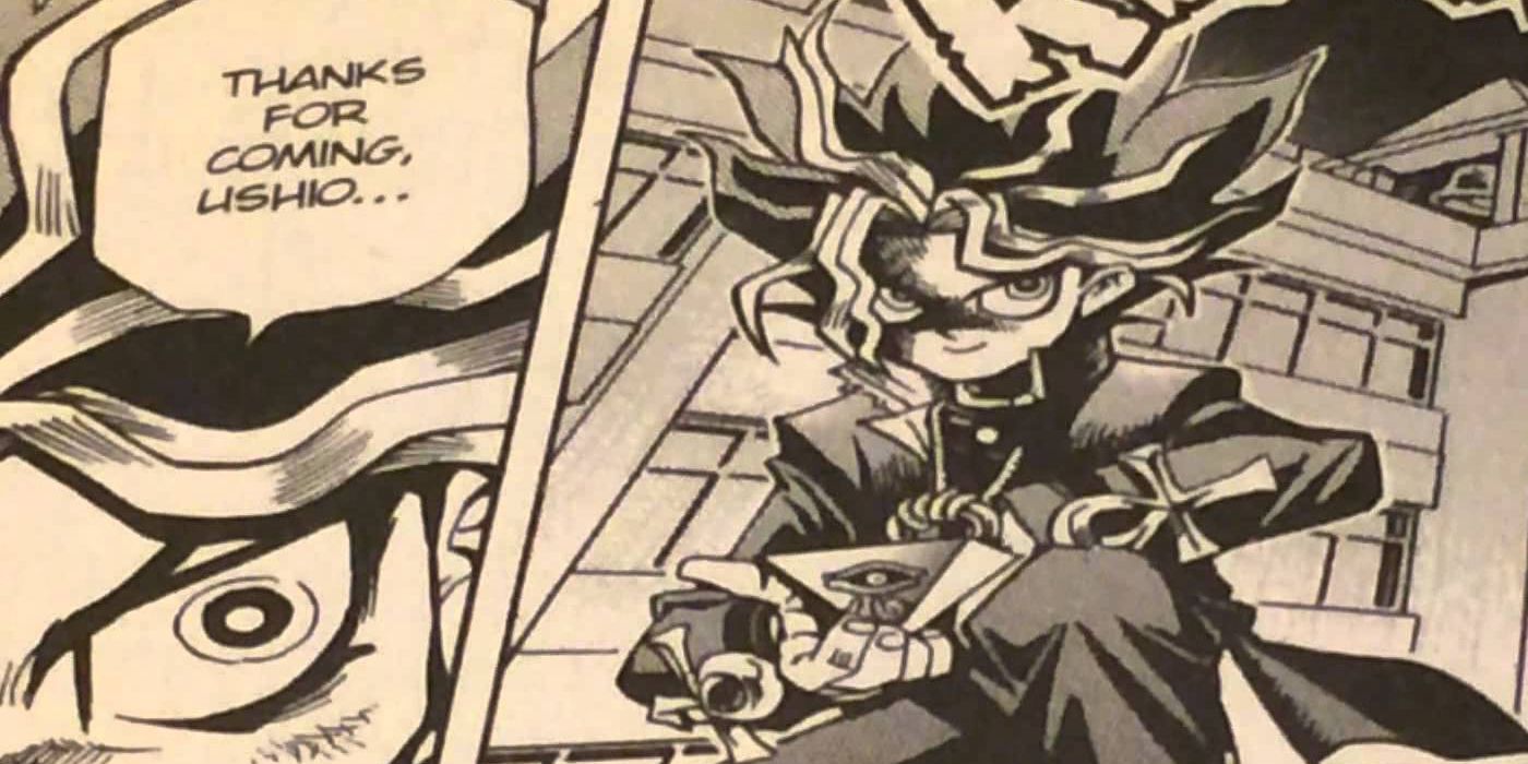 Pharoah appears in the Yu-Gi-Oh manga