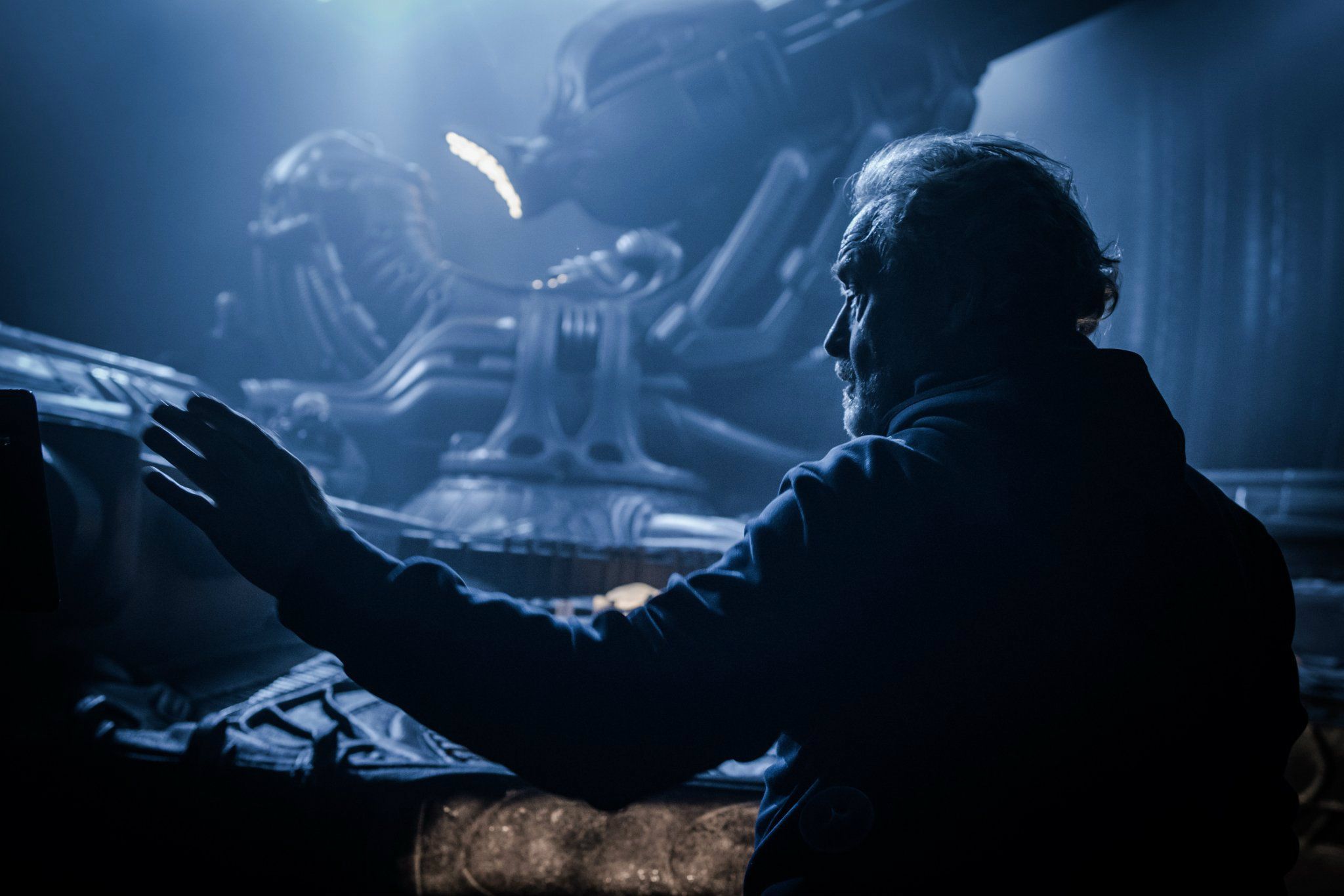 Ridley Scott on the Alien: Covenant set