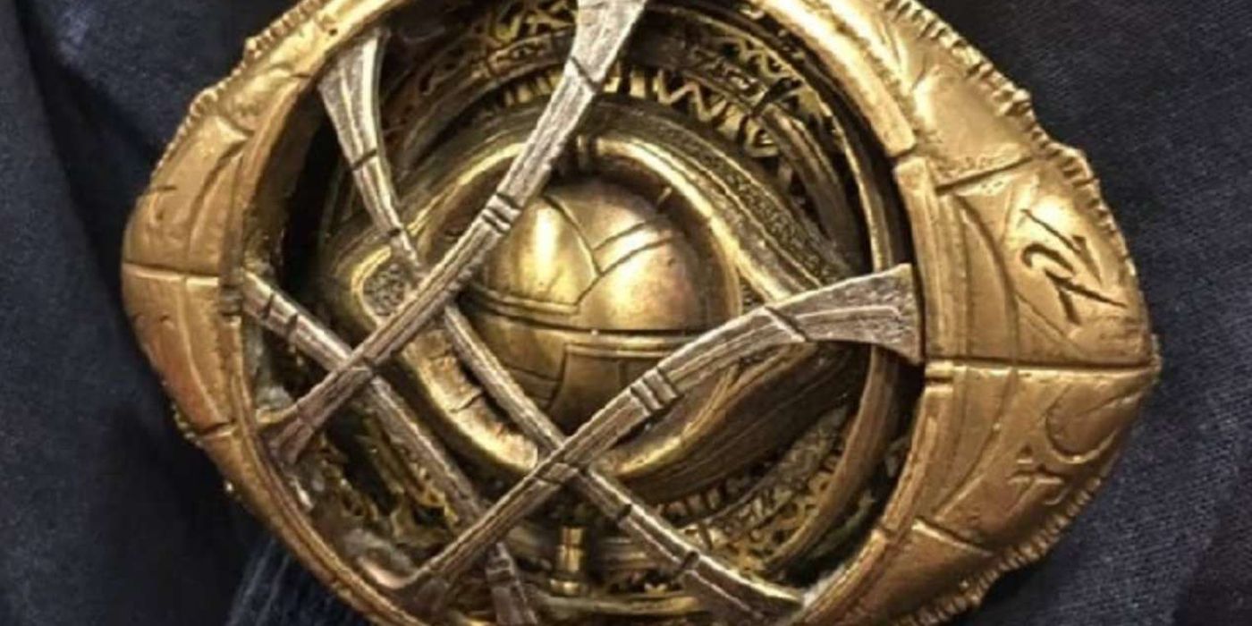 Close Up On The Eye of Agamotto in Doctor Strange