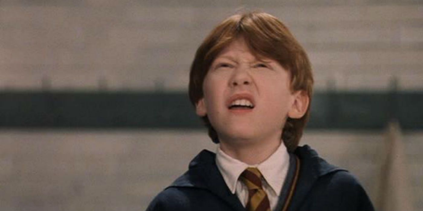 confused Ron in Harry Potter and Sorcerer's Stone