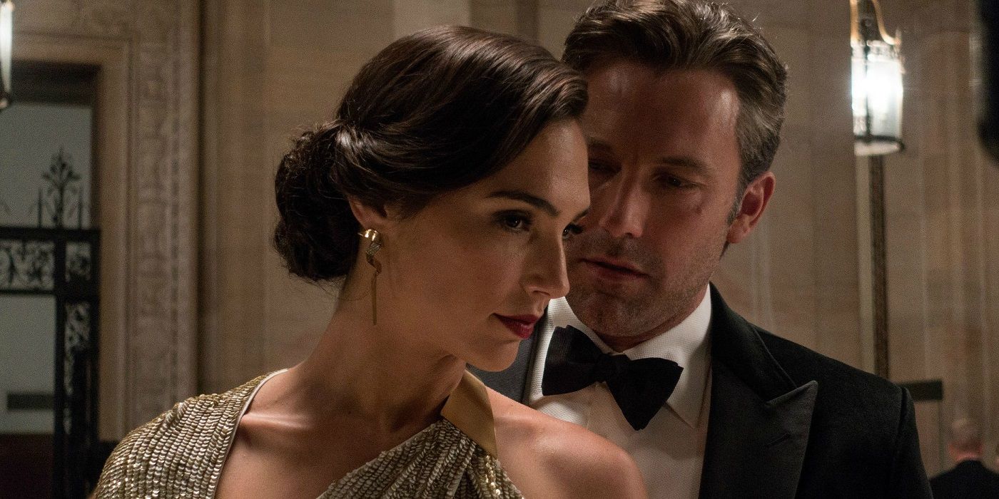 Gal Gadot and Ben Affleck in Batman v Superman 