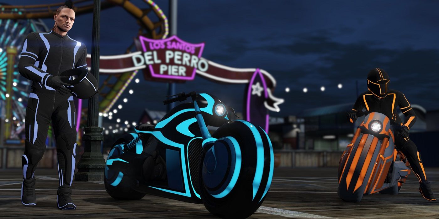 Grand Theft Auto 5 Introduces Lightcycles