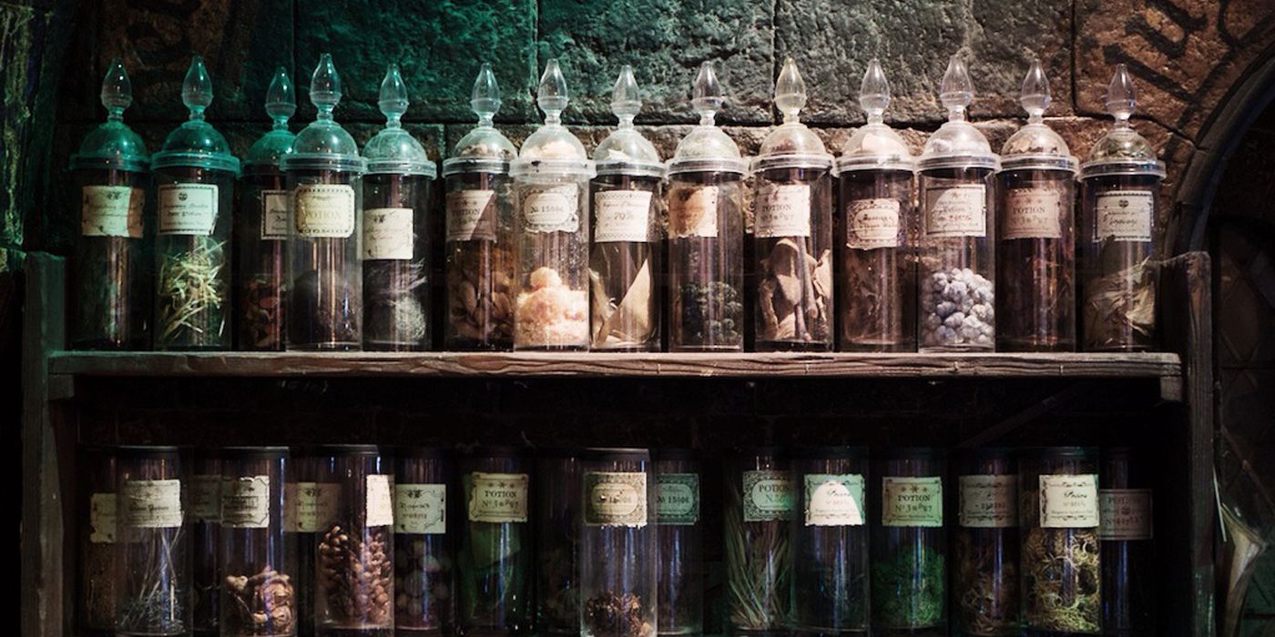 Wall of Potions from Harry Potter