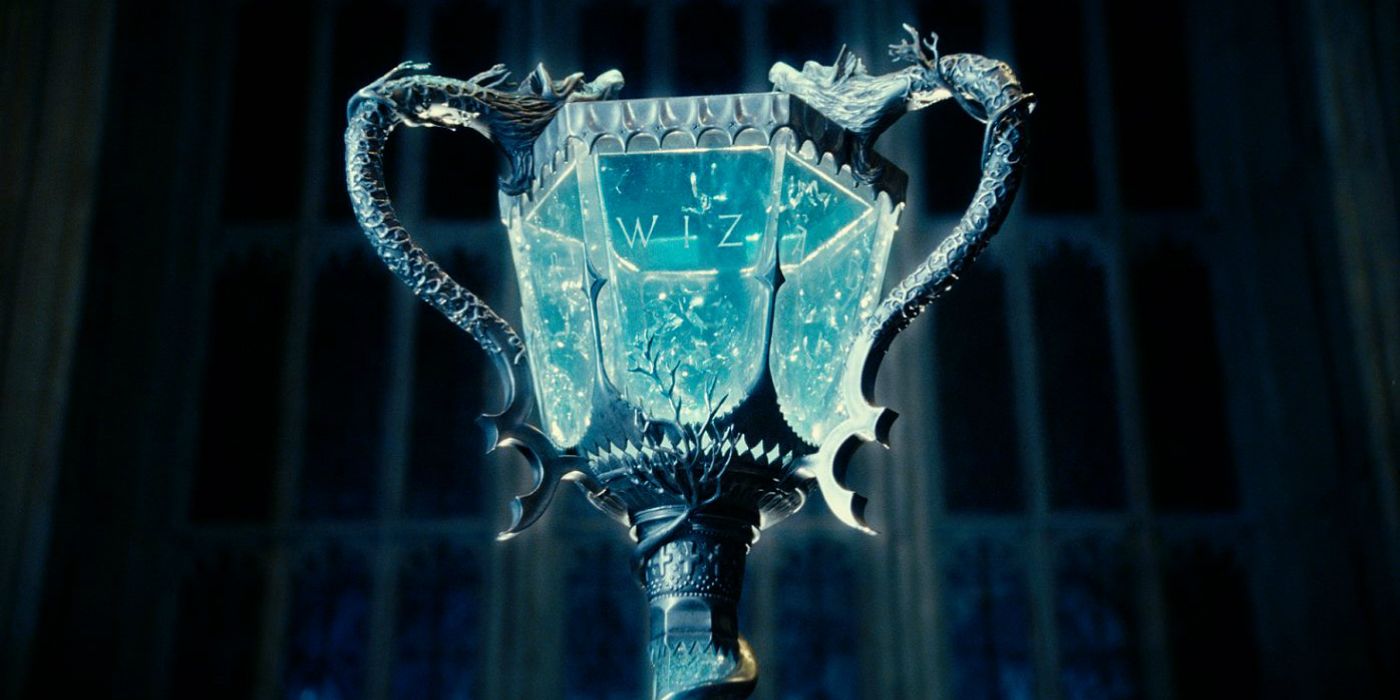 The Triwizard cup, a portkey, in Harry Potter and The Goblet of Fire