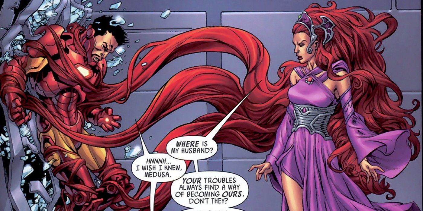 Inhumans - Medusa and Iron Man, Marvel