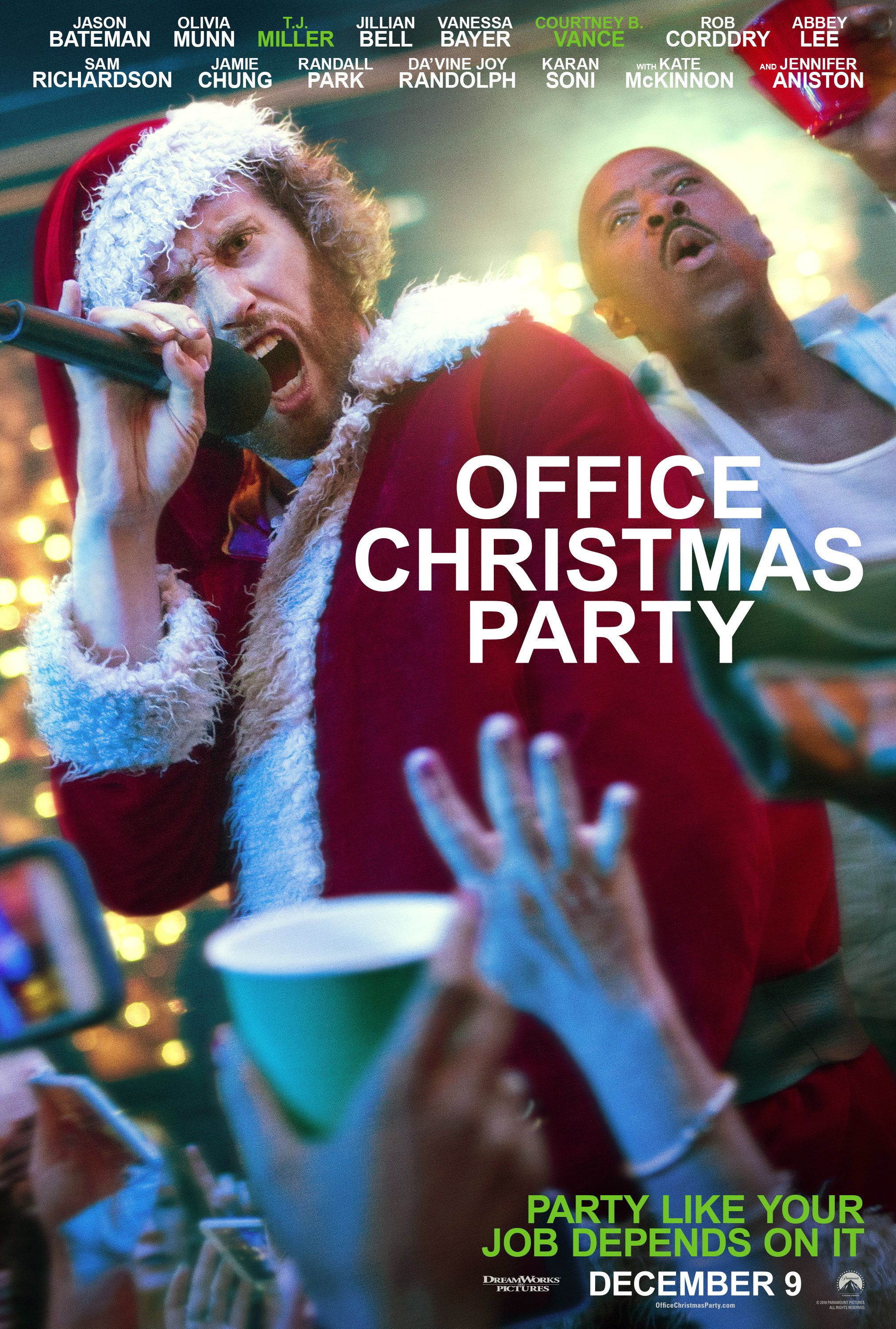 Office Christmas Party Poster -T.J. Miller