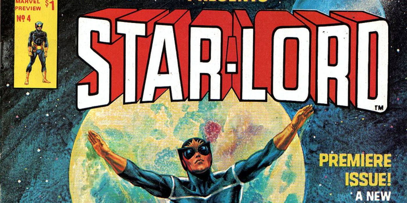 The first appearance of Star-Lord in Marvel Preview #4