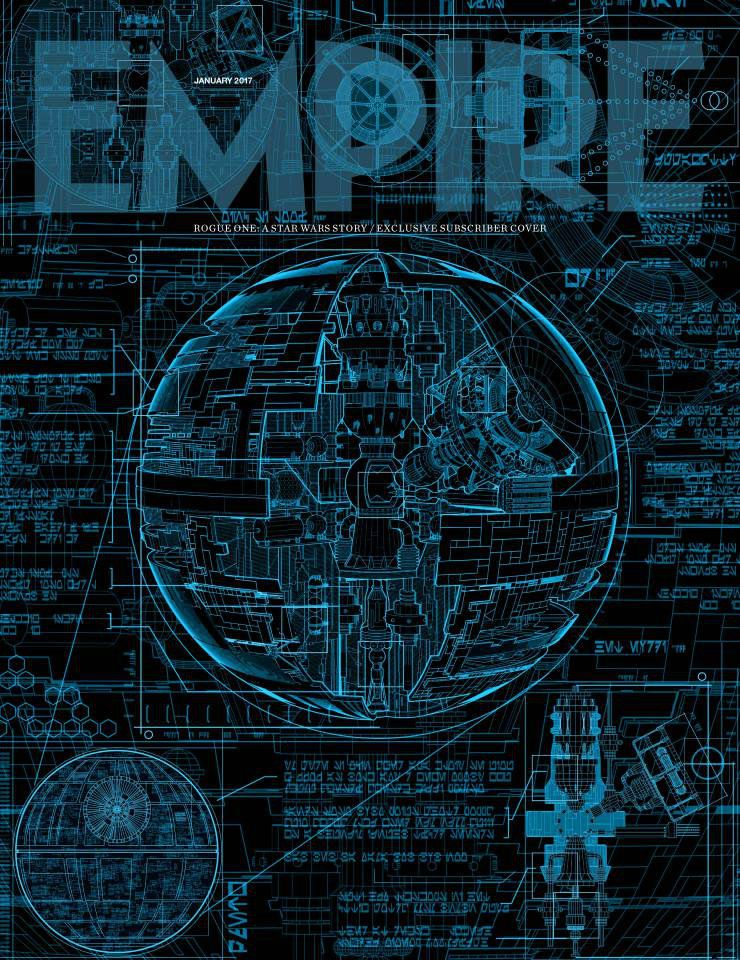 Rogue One - Empire magazine cover - Death Star plans