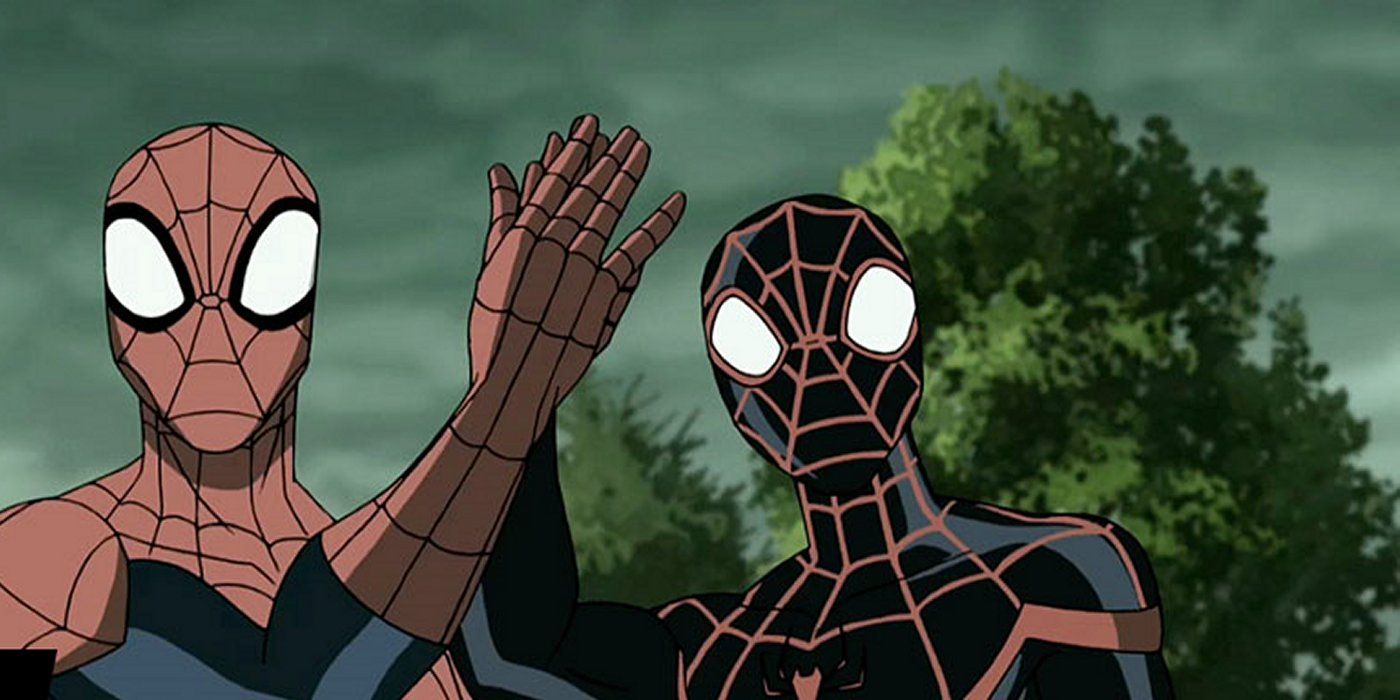 Ultimate Spider-Man Peter Parker and Miles Morales