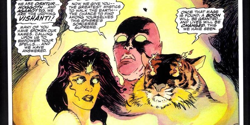 Image of the Vishanti, Doctor Strange's patron gods.