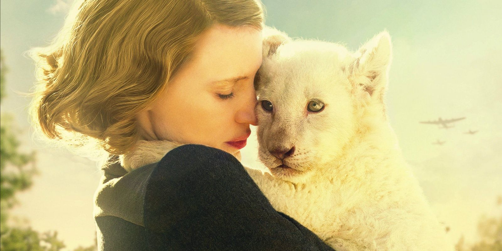 Pôster The Zookeeper's Wife (cortado) - Jessica Chastain