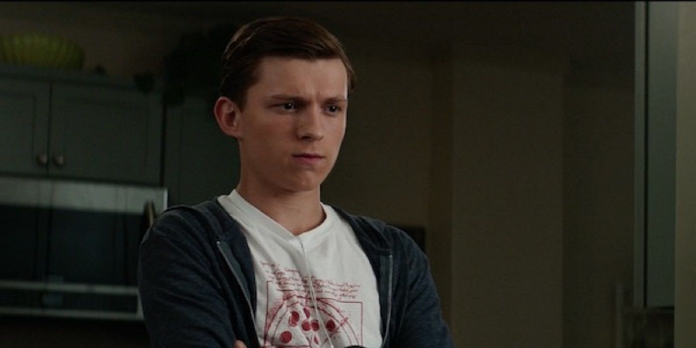 Peter Parker looking confused in Captain America: Civil War