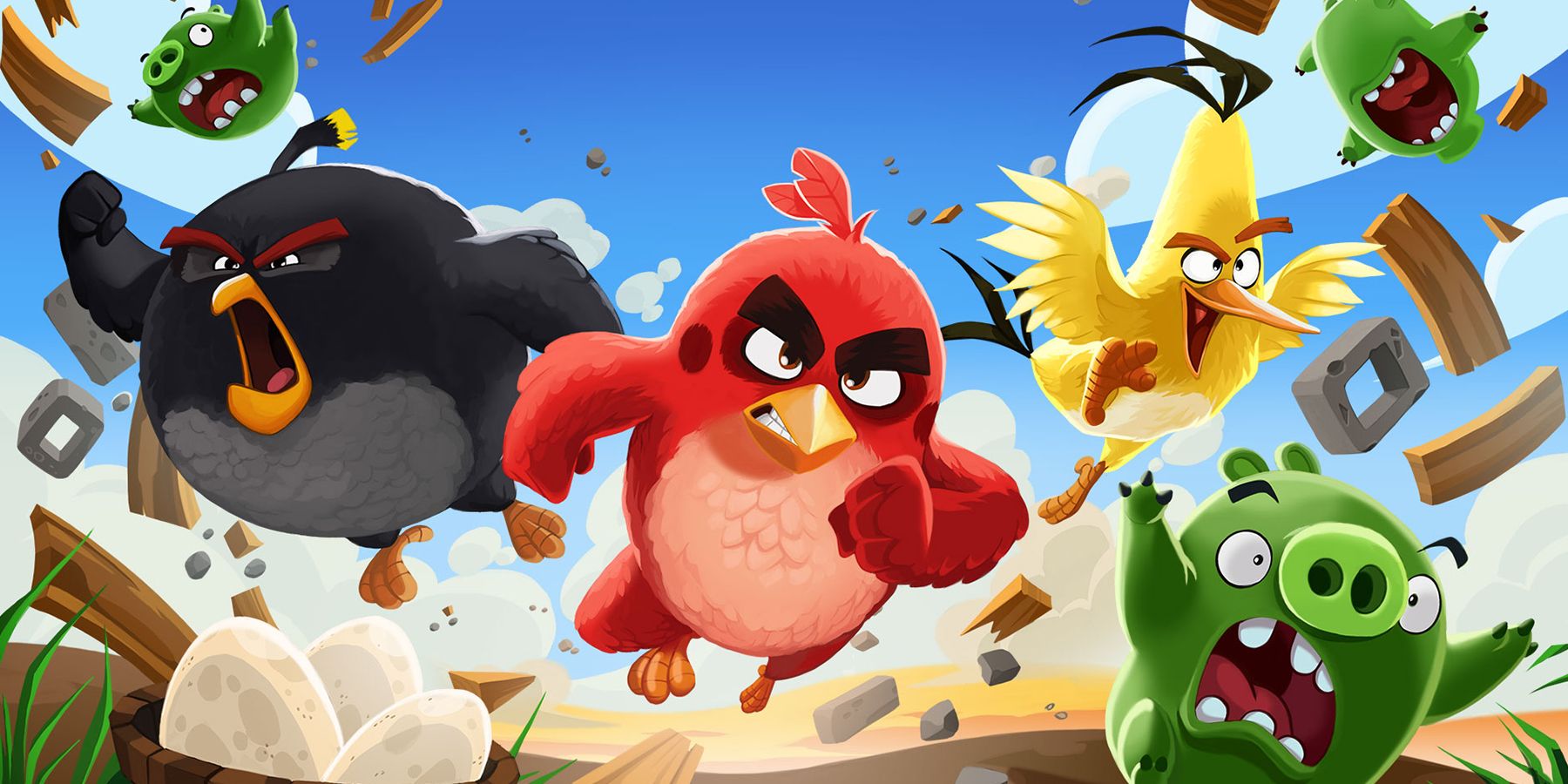 Angry Birds, promotional art from update based on movie