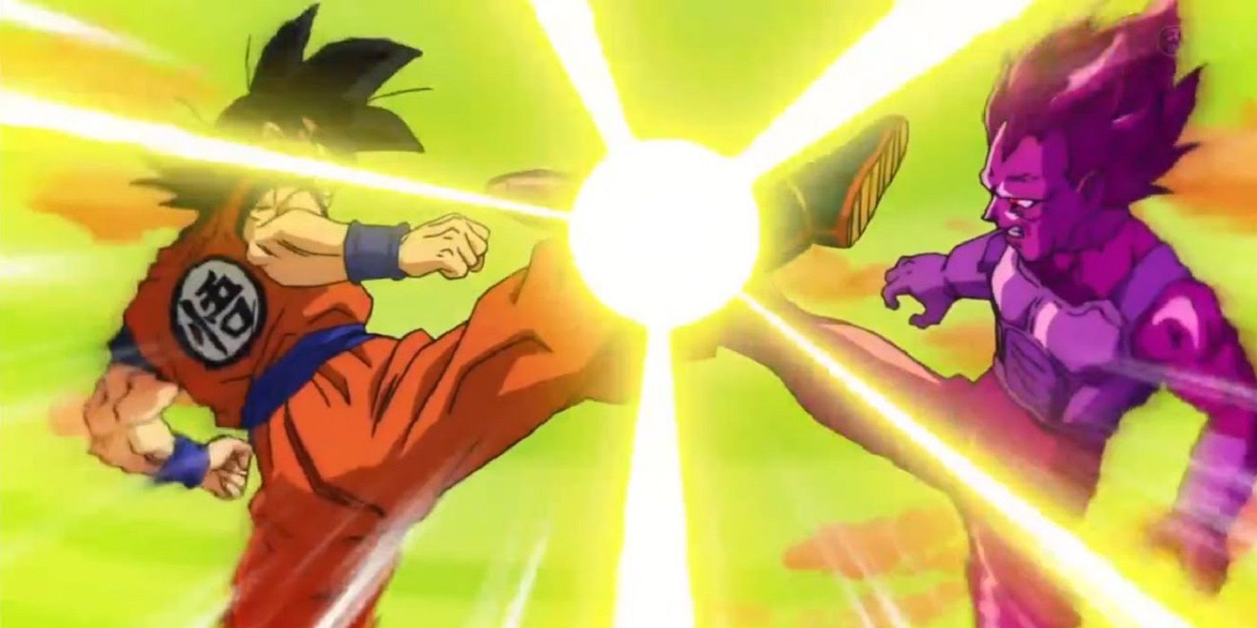 Goku v Copy Vegeta - Dragon Ball Super