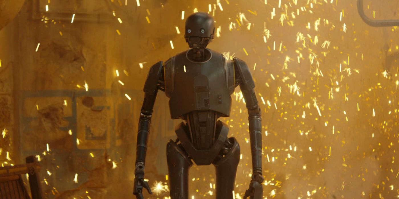 Alan Tudyk as K-2SO in Rogue One: A Star Wars Story