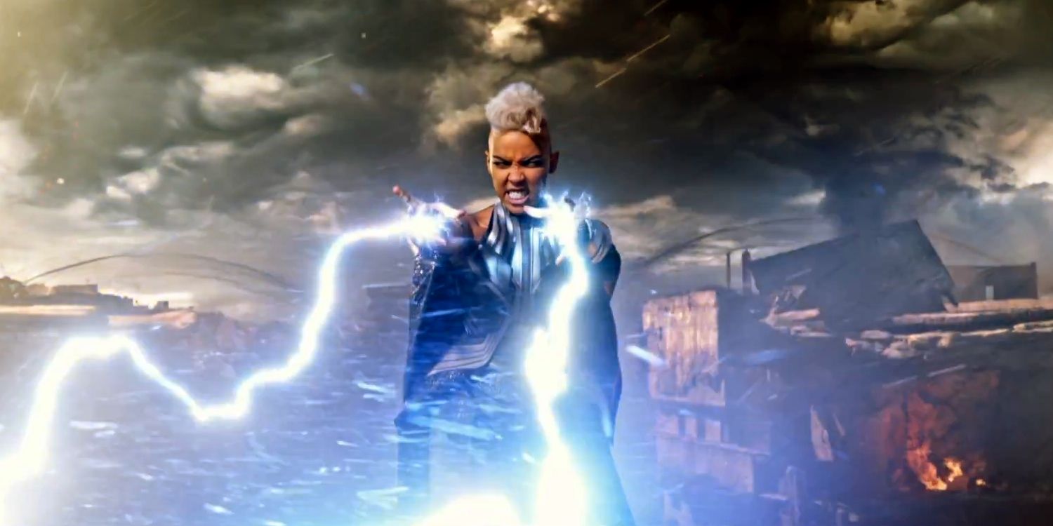 Alexandra Shipp as Storm in X-Men Apocalypse