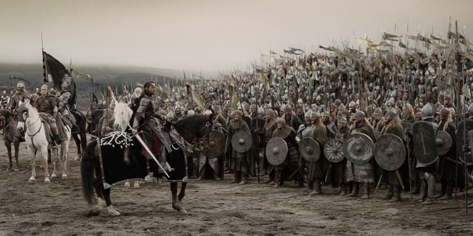 Aragorn na Batalha do Portão Negro