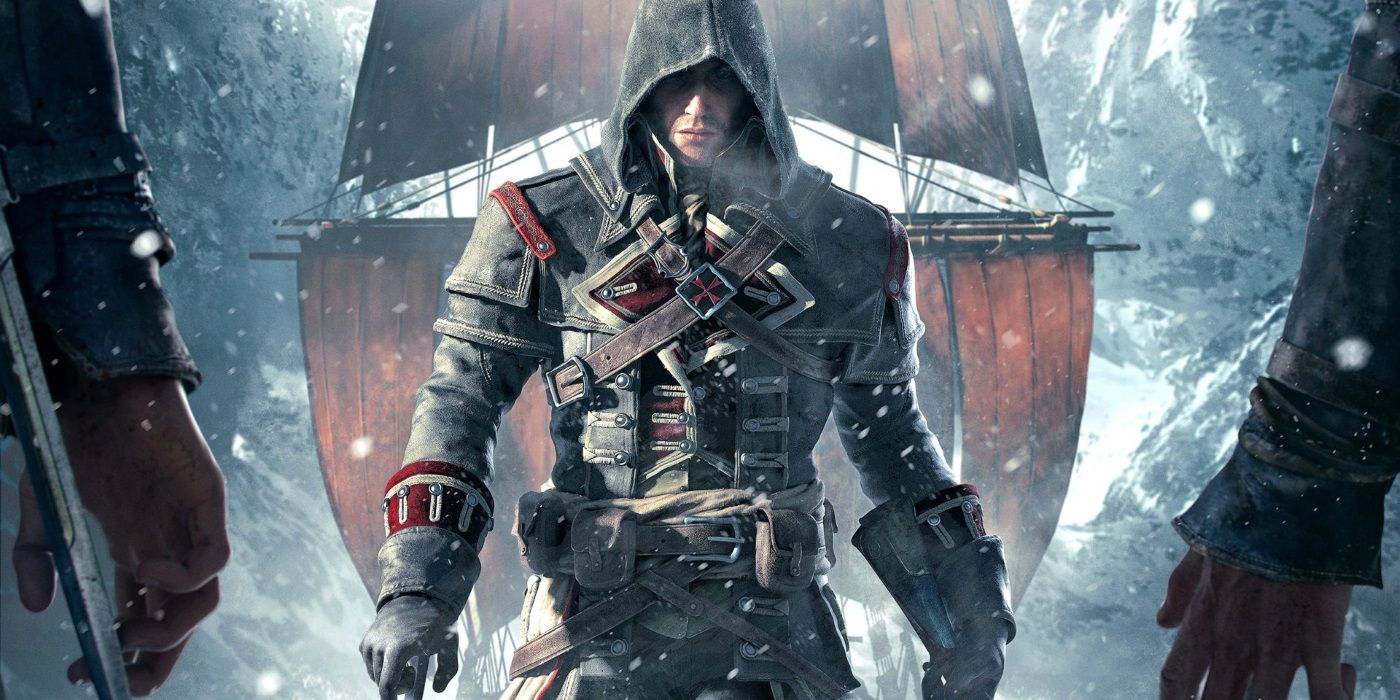 Shay on the cover for Assassins Creed Rogue 