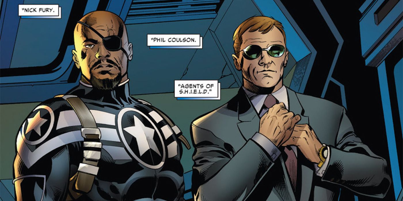 Battle Scars Marvel Comic Agent Phil Coulson and Nick Fury, Agents of SHIELD