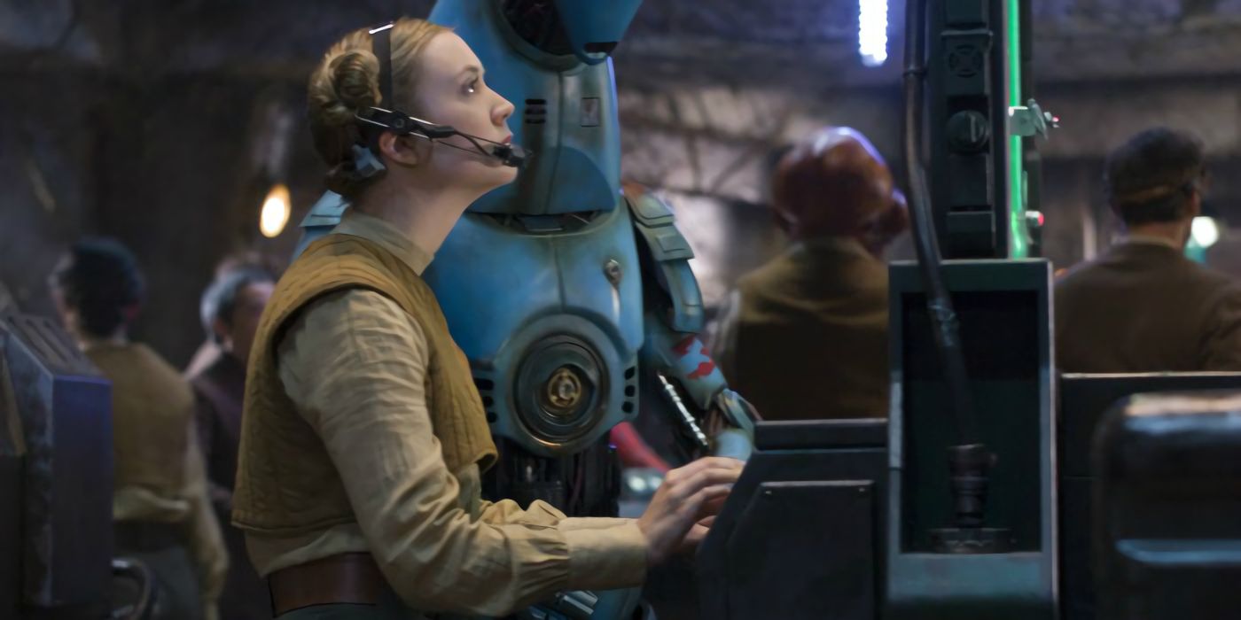Billie Lourd in Star Wars The Force Awakens