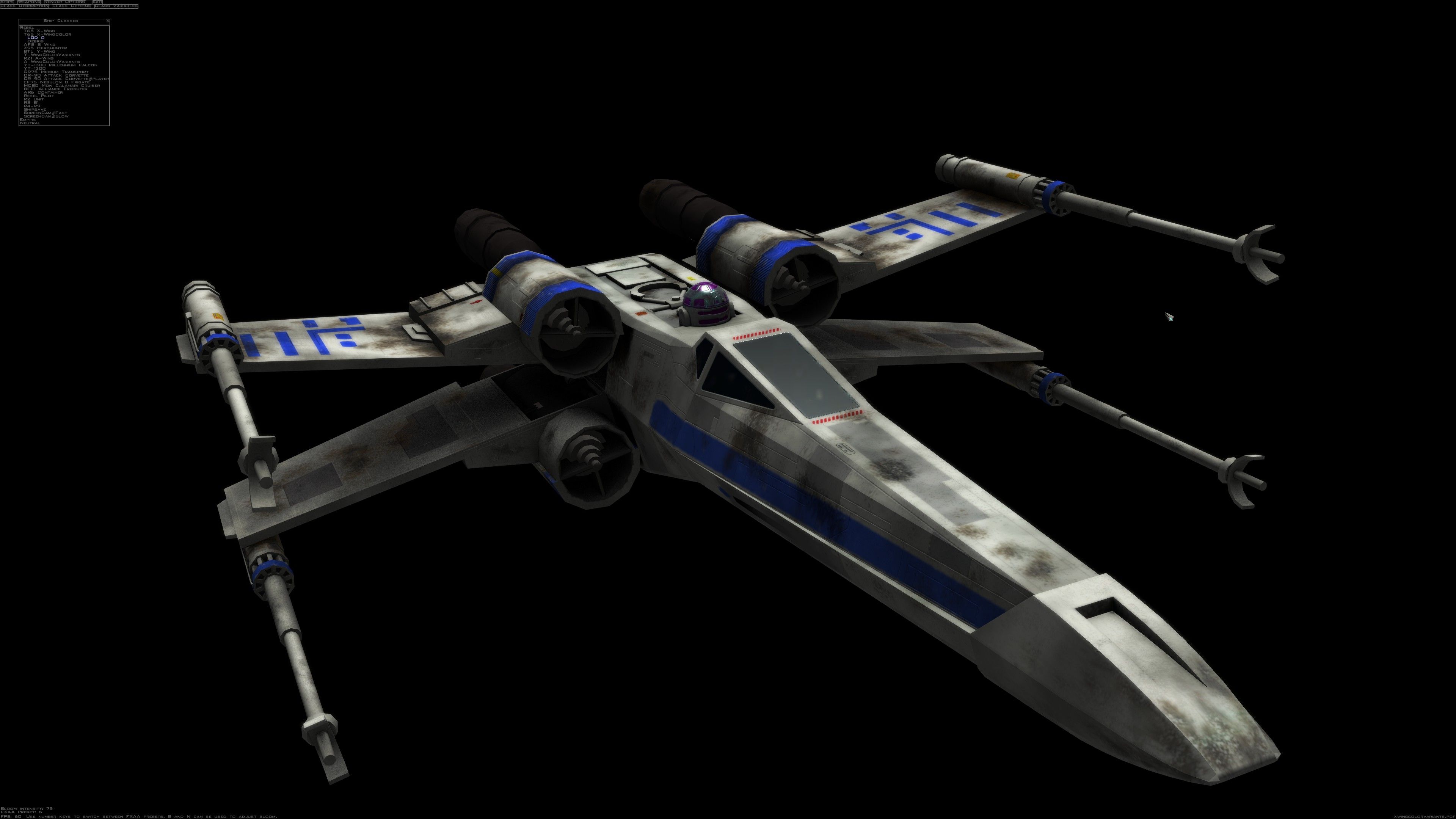 Blue Squadron X-Wing from Video Games