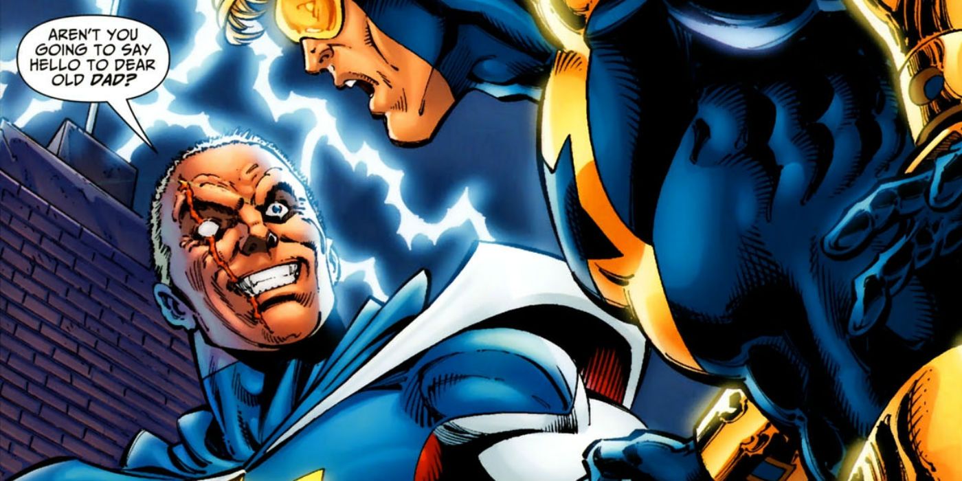 Booster Gold and his Father