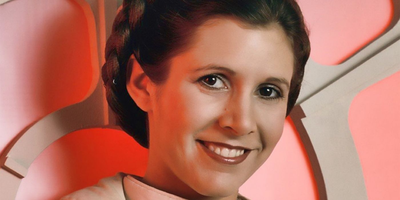 Carrie Fisher Princess Leia Smile