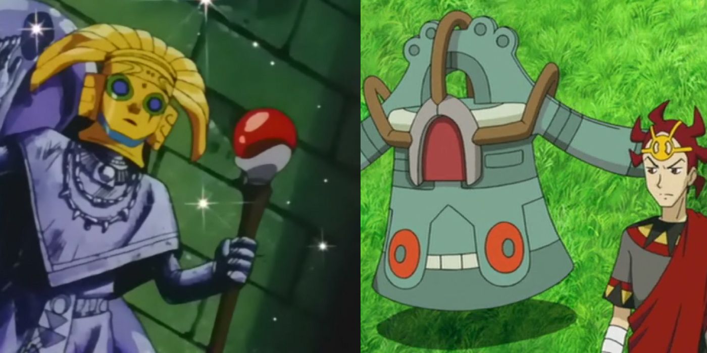 Control Mask and Bronzong Armor from Pokemon Anime