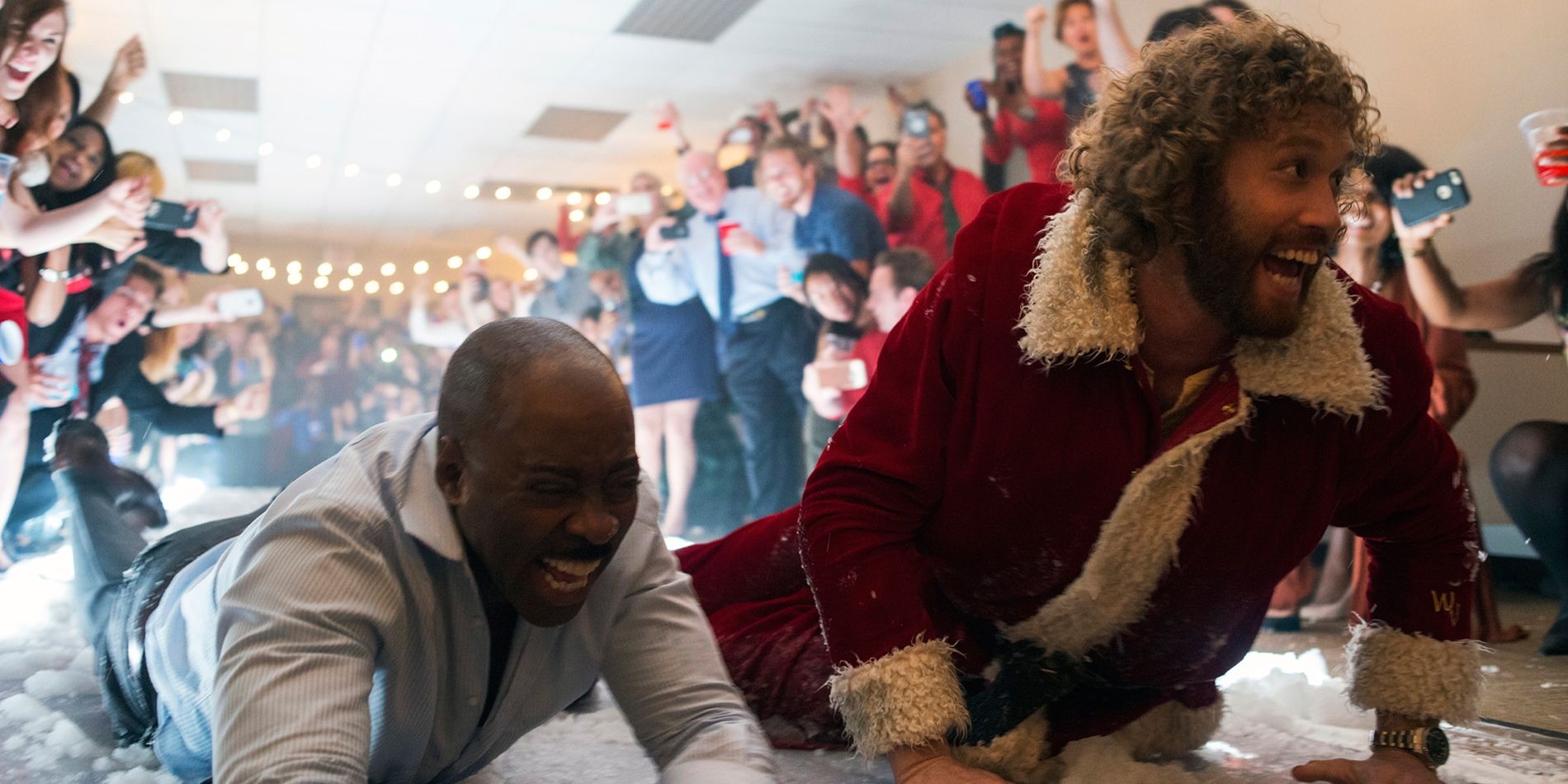 Courtney B. Vance and T.J. Miller in Office Christmas Party