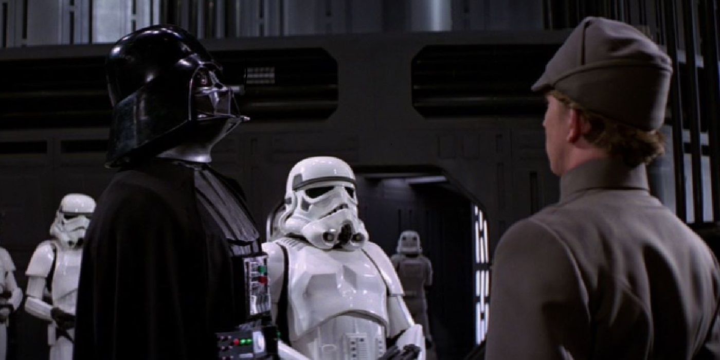 Darth Vader sensing Obi-Wan's presence in Star Wars A New Hope