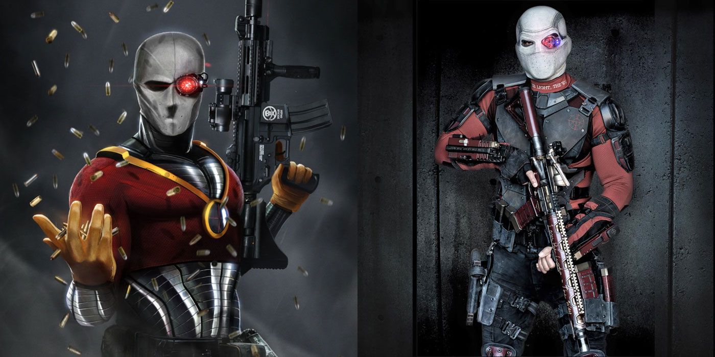 Deadshot and Will Smith in Suicide Squad